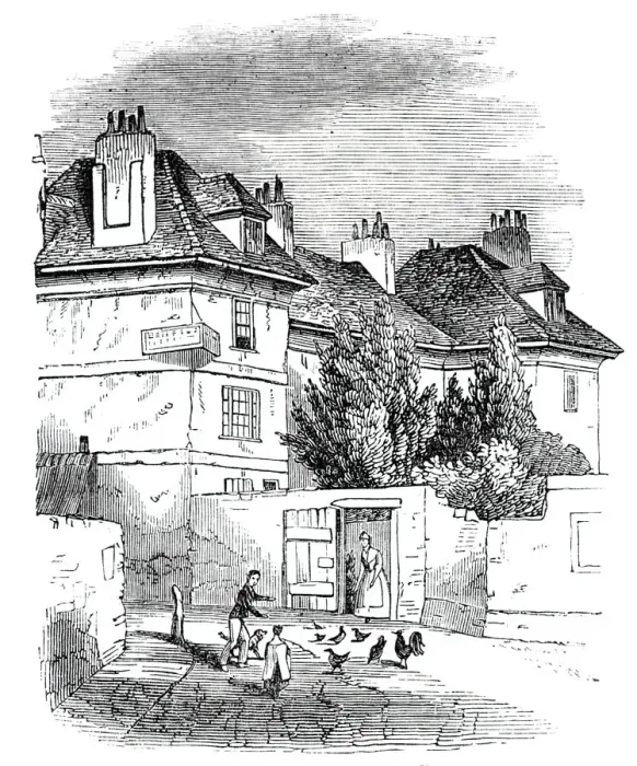 Framed Print : Bonners Hall, 1844. Creator: Unknown Framed Print : Bonners Hall, 1844. Creator: Unknown
