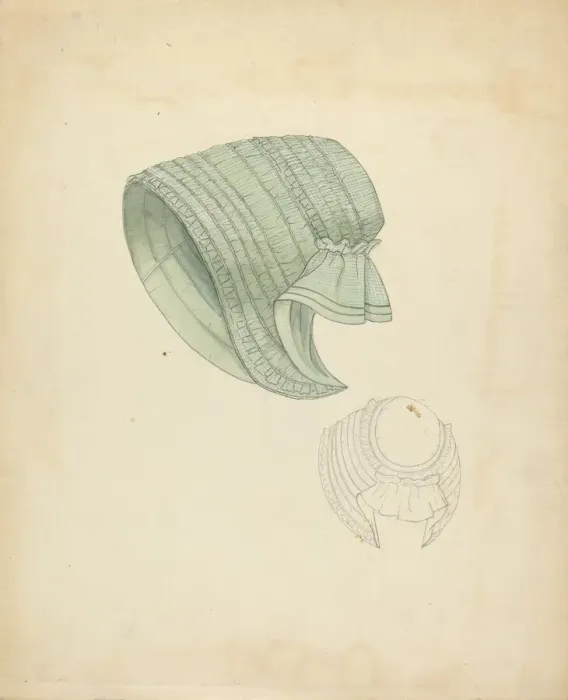 Framed Print : Bonnet, 1935 / 1942. Creator: Dorothy Gernon Framed Print : Bonnet, 1935 / 1942. Creator: Dorothy Gernon