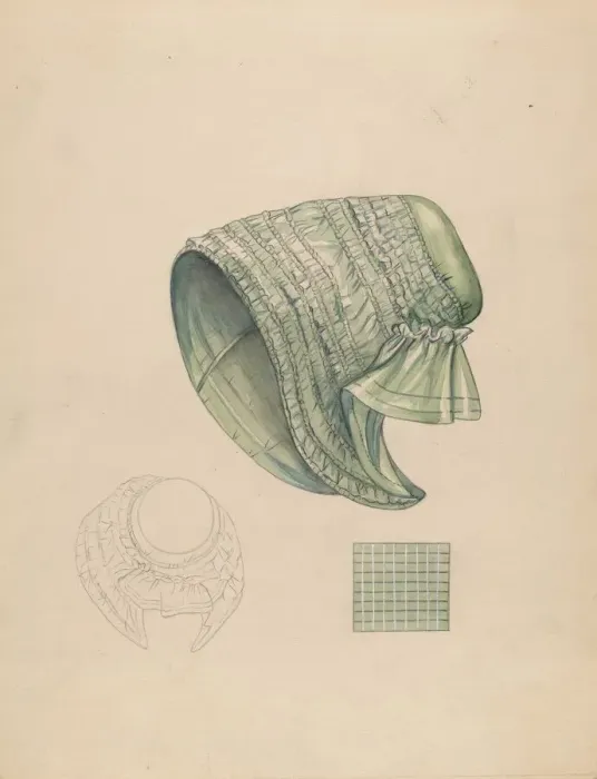 Framed Print : Bonnet, 1935 / 1942. Creator: Dorothy Gernon Framed Print : Bonnet, 1935 / 1942. Creator: Dorothy Gernon