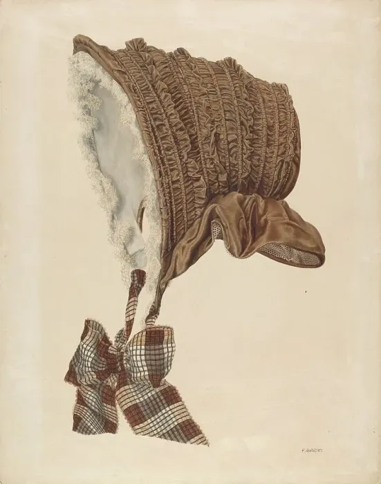 Framed Print : Bonnet, 1935 / 1942. Creator: Ferdinand Badin Framed Print : Bonnet, 1935 / 1942. Creator: Ferdinand Badin