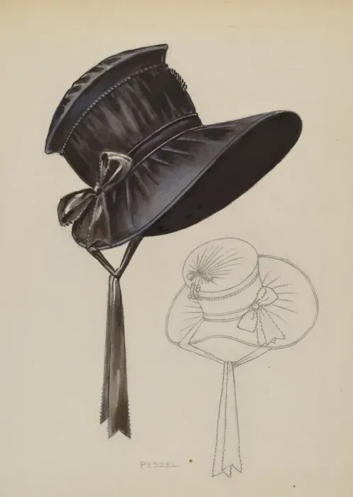Framed Print : Bonnet, 1935 / 1942. Creator: Jean Peszel Framed Print : Bonnet, 1935 / 1942. Creator: Jean Peszel