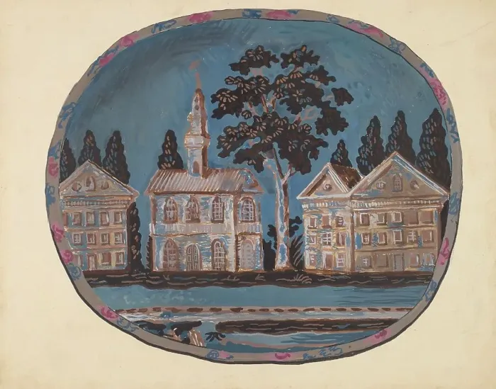 Framed Print : Bonnet Box, c. 1936. Creator: Stewart Wheeler Framed Print : Bonnet Box, c. 1936. Creator: Stewart Wheeler