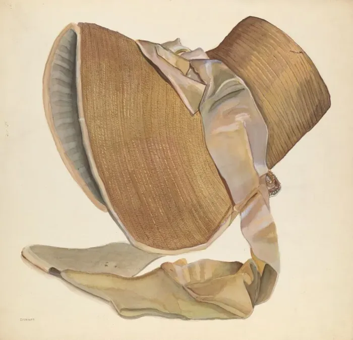 Framed Print : Bonnet, c. 1936. Creator: Gwyneth King Framed Print : Bonnet, c. 1936. Creator: Gwyneth King
