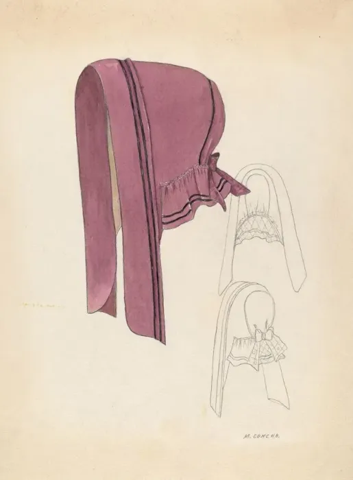 Framed Print : Bonnet, c. 1936. Creator: Margaret Concha Framed Print : Bonnet, c. 1936. Creator: Margaret Concha