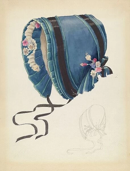Bonnet, c. 1937. Creator: Doris Beer