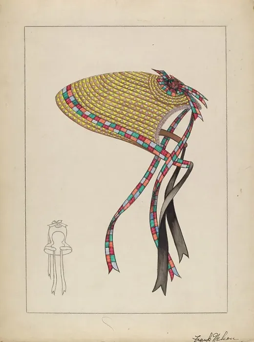 Framed Print : Bonnet, c. 1937. Creator: Frank Nelson Framed Print : Bonnet, c. 1937. Creator: Frank Nelson