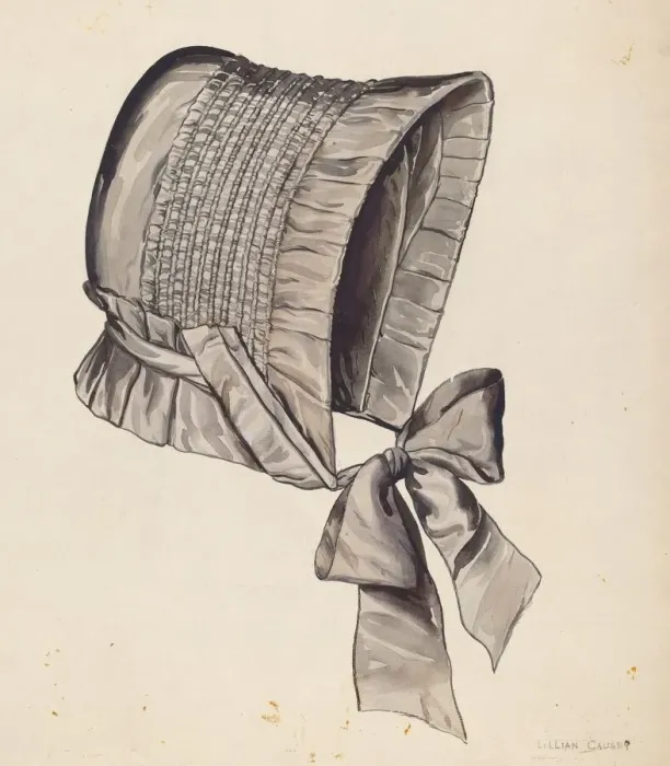 Framed Print : Bonnet, c. 1937. Creator: Lillian Causey Framed Print : Bonnet, c. 1937. Creator: Lillian Causey