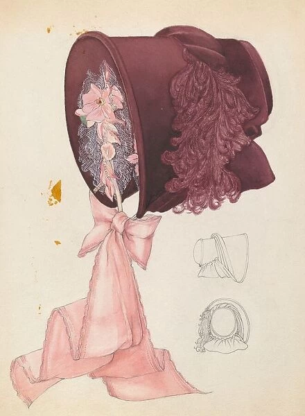 Bonnet, c. 1937. Creator: Rosalia Lane