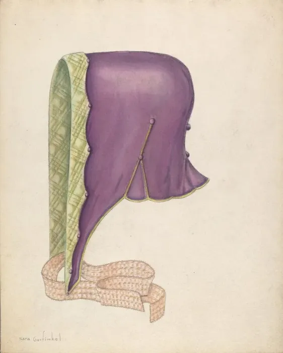 Framed Print : Bonnet, c. 1937. Creator: Sara Garfinkel