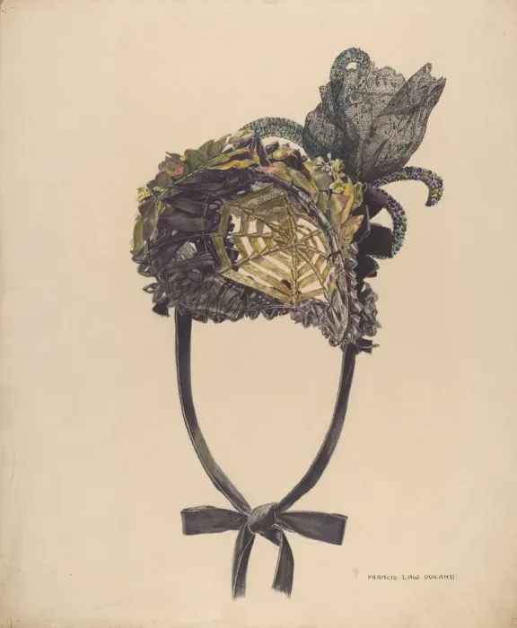 Framed Print : Bonnet, c. 1938. Creator: Francis Law Durand Framed Print : Bonnet, c. 1938. Creator: Francis Law Durand
