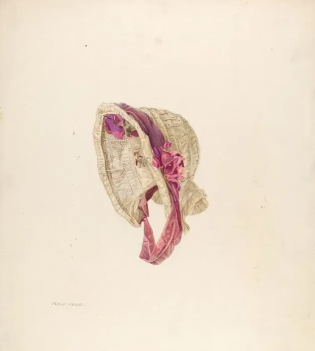 Framed Print : Bonnet, c. 1939. Creator: Frank M Keane Framed Print : Bonnet, c. 1939. Creator: Frank M Keane