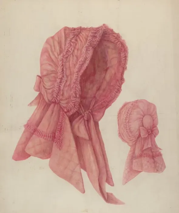 Framed Print : Bonnet, c. 1942. Creator: Stella Mosher Framed Print : Bonnet, c. 1942. Creator: Stella Mosher