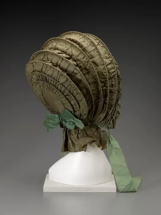 Framed Print : Bonnet (Calash), 1790-1810. Creator: Unknown Framed Print : Bonnet (Calash), 1790-1810. Creator: Unknown