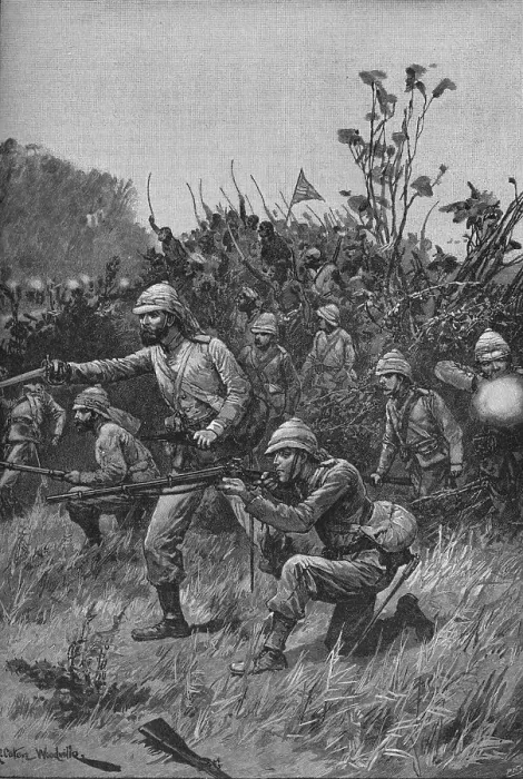 Framed Print : The Bonny Men Led The Advance, 1902. Artist: Richard Caton Woodville II Framed Print : The Bonny Men Led The Advance, 1902. Artist: Richard Caton Woodville II