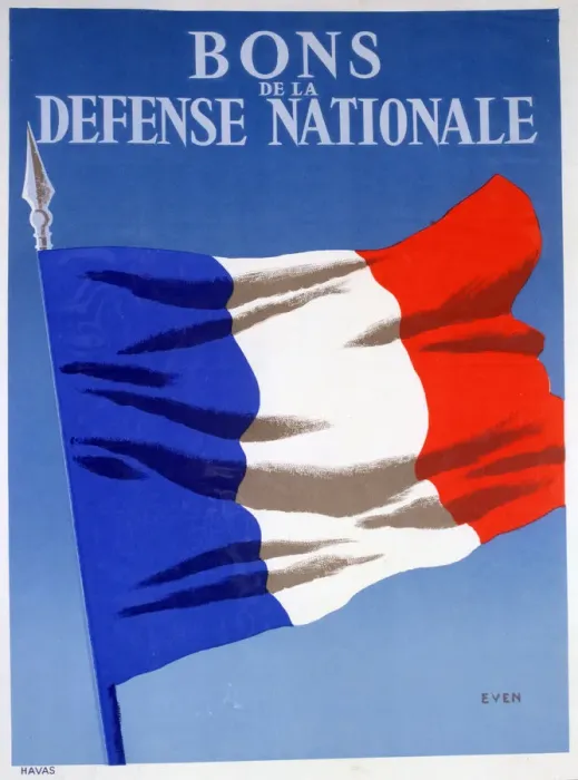 Framed Print : Bons de la Defense Nationale, French poster, c1944 Framed Print : Bons de la Defense Nationale, French poster, c1944