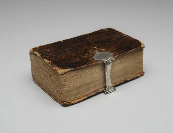 Framed Print : Book with clasp, 1816. Creator: Unknown Framed Print : Book with clasp, 1816. Creator: Unknown