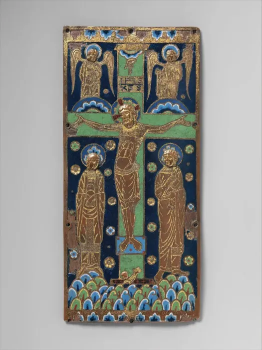 Framed Print : Book Cover Plaque with the Crucifixion, French, ca. 1190-1200. Creator: Unknown Framed Print : Book Cover Plaque with the Crucifixion, French, ca. 1190-1200. Creator: Unknown