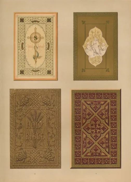 Framed Print : Book Covers, 1893. Artist: Robert Dudley Framed Print : Book Covers, 1893. Artist: Robert Dudley