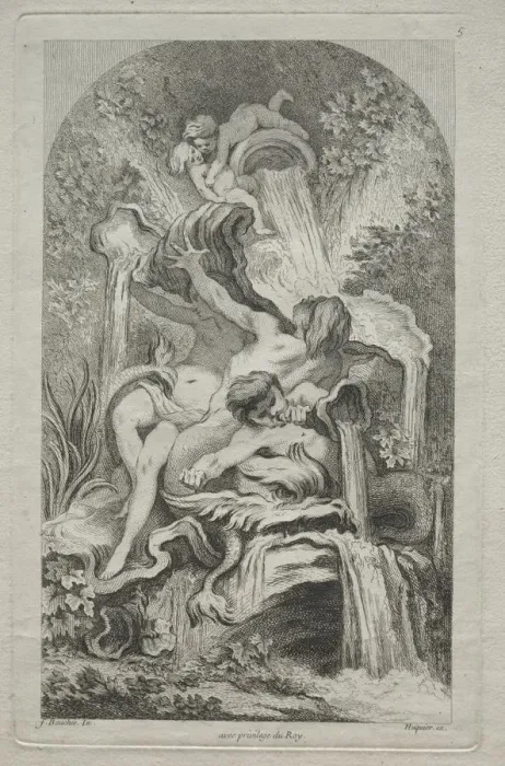 Framed Print : Book of Fountains: No. 5, c. 1736. Creator: Gabriel Huquier (French, 1695-1772) Framed Print : Book of Fountains: No. 5, c. 1736. Creator: Gabriel Huquier (French, 1695-1772)