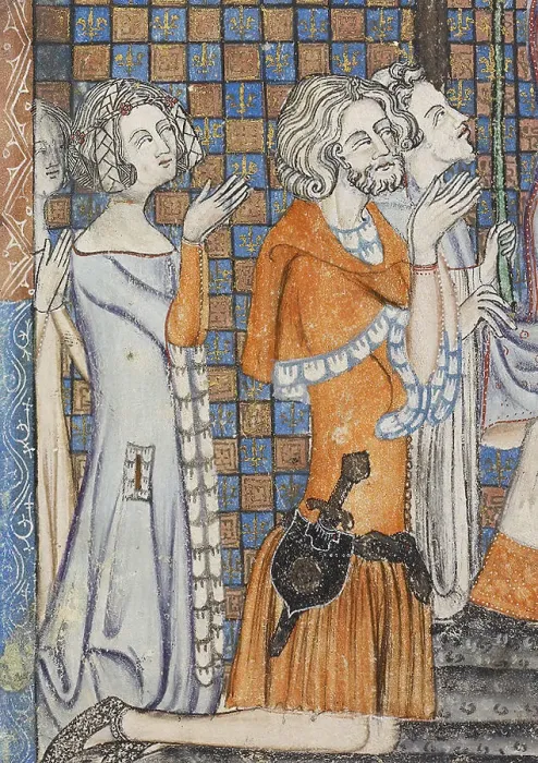 Framed Print : Book of Hours, 1300-1400. Creator: Unknown Framed Print : Book of Hours, 1300-1400. Creator: Unknown