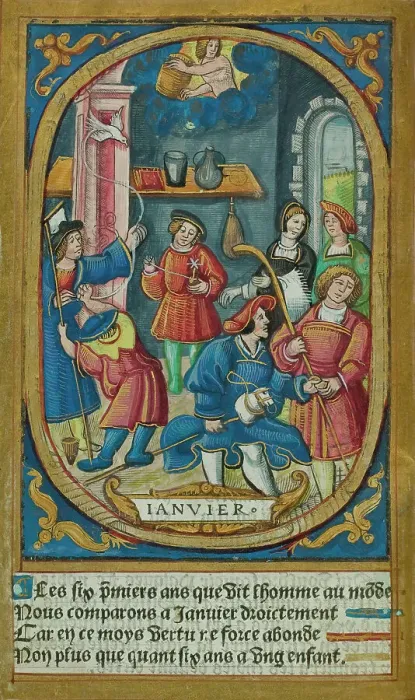 Framed Print : Book of Hours, 1530. Creator: Unknown Framed Print : Book of Hours, 1530. Creator: Unknown