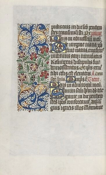 Book of Hours (Use of Rouen): fol. 100v, c. 1470. Creator: Master of the Geneva Latini (French