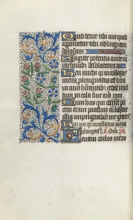 Framed Print : Book of Hours (Use of Rouen): fol. 104v, c. 1470. Creator: Master of the Geneva Latini (French