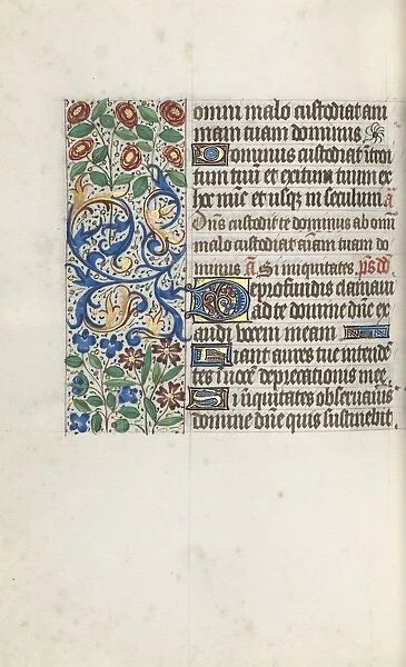 Book of Hours (Use of Rouen): fol. 105v, c. 1470. Creator: Master of the Geneva Latini (French
