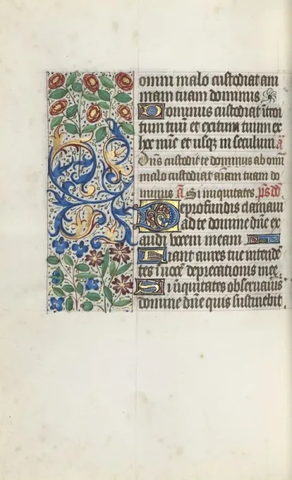 Framed Print : Book of Hours (Use of Rouen): fol. 105v, c. 1470. Creator: Master of the Geneva Latini (French Framed Print : Book of Hours (Use of Rouen): fol. 105v, c. 1470. Creator: Master of the Geneva Latini (French