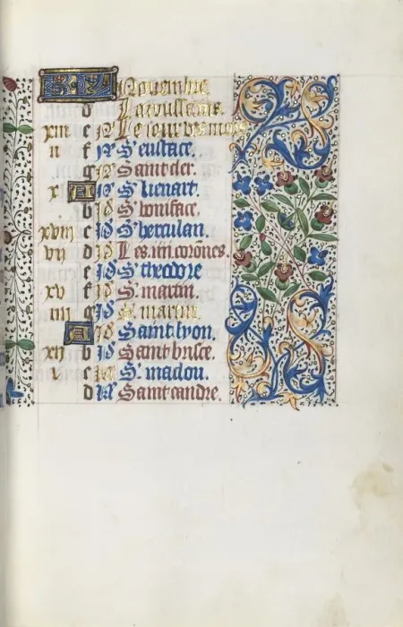 Framed Print : Book of Hours (Use of Rouen): fol. 111r, c. 1470. Creator: Master of the Geneva Latini (French Framed Print : Book of Hours (Use of Rouen): fol. 111r, c. 1470. Creator: Master of the Geneva Latini (French