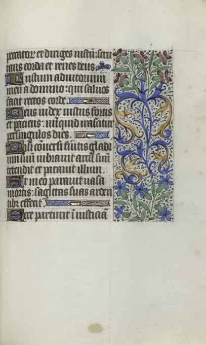 Framed Print : Book of Hours (Use of Rouen): fol. 114r, c. 1470. Creator: Master of the Geneva Latini (French Framed Print : Book of Hours (Use of Rouen): fol. 114r, c. 1470. Creator: Master of the Geneva Latini (French