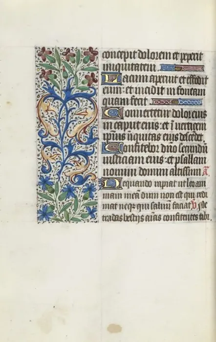 Framed Print : Book of Hours (Use of Rouen): fol. 114v, c. 1470. Creator: Master of the Geneva Latini (French Framed Print : Book of Hours (Use of Rouen): fol. 114v, c. 1470. Creator: Master of the Geneva Latini (French