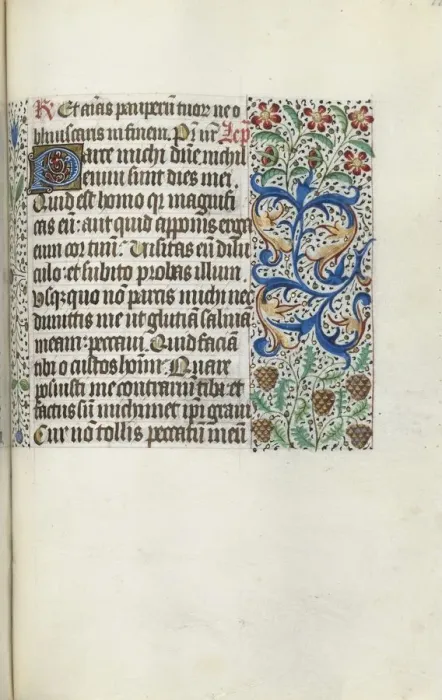 Framed Print : Book of Hours (Use of Rouen): fol. 115r, c. 1470. Creator: Master of the Geneva Latini (French Framed Print : Book of Hours (Use of Rouen): fol. 115r, c. 1470. Creator: Master of the Geneva Latini (French