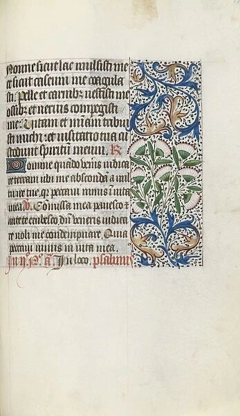 Book of Hours (Use of Rouen): fol. 117r, c. 1470. Creator: Master of the Geneva Latini (French