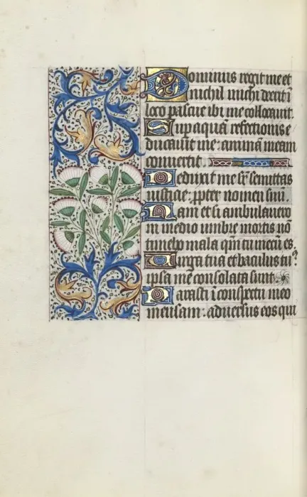 Framed Print : Book of Hours (Use of Rouen): fol. 117v, c. 1470. Creator: Master of the Geneva Latini (French Framed Print : Book of Hours (Use of Rouen): fol. 117v, c. 1470. Creator: Master of the Geneva Latini (French
