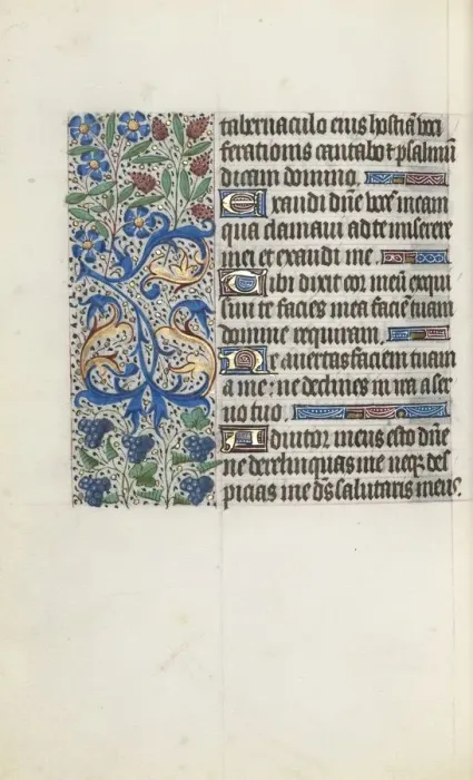 Framed Print : Book of Hours (Use of Rouen): fol. 121v, c. 1470. Creator: Master of the Geneva Latini (French Framed Print : Book of Hours (Use of Rouen): fol. 121v, c. 1470. Creator: Master of the Geneva Latini (French