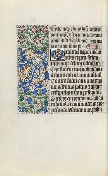 Book of Hours (Use of Rouen): fol. 122v, c. 1470. Creator: Master of the Geneva Latini (French