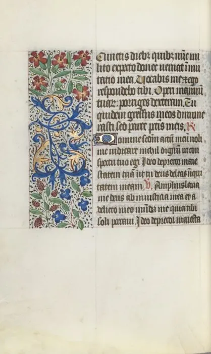Framed Print : Book of Hours (Use of Rouen): fol. 124v, c. 1470. Creator: Master of the Geneva Latini (French Framed Print : Book of Hours (Use of Rouen): fol. 124v, c. 1470. Creator: Master of the Geneva Latini (French