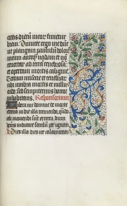 Framed Print : Book of Hours (Use of Rouen): fol. 133r, c. 1470. Creator: Master of the Geneva Latini (French Framed Print : Book of Hours (Use of Rouen): fol. 133r, c. 1470. Creator: Master of the Geneva Latini (French
