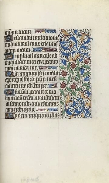 Book of Hours (Use of Rouen): fol. 134r, c. 1470. Creator: Master of the Geneva Latini (French