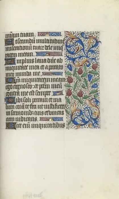 Framed Print : Book of Hours (Use of Rouen): fol. 134r, c. 1470. Creator: Master of the Geneva Latini (French Framed Print : Book of Hours (Use of Rouen): fol. 134r, c. 1470. Creator: Master of the Geneva Latini (French