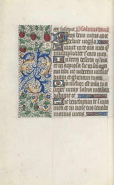 Book of Hours (Use of Rouen): fol. 137v, c. 1470. Creator: Master of the Geneva Latini (French