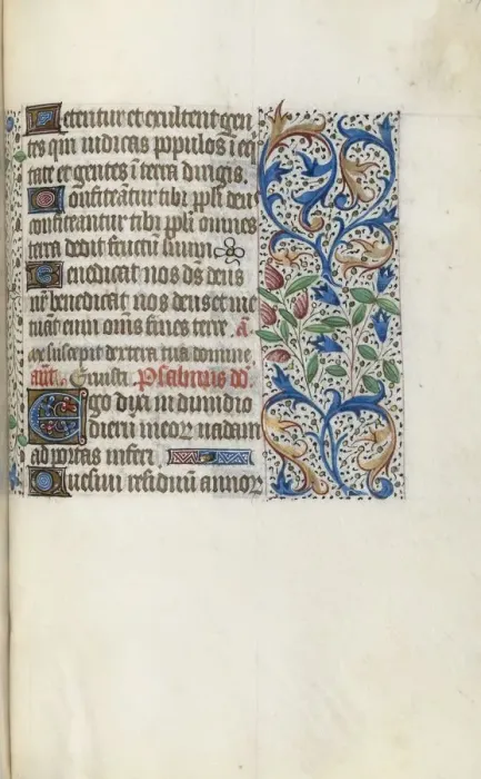 Framed Print : Book of Hours (Use of Rouen): fol. 139r, c. 1470. Creator: Master of the Geneva Latini (French Framed Print : Book of Hours (Use of Rouen): fol. 139r, c. 1470. Creator: Master of the Geneva Latini (French