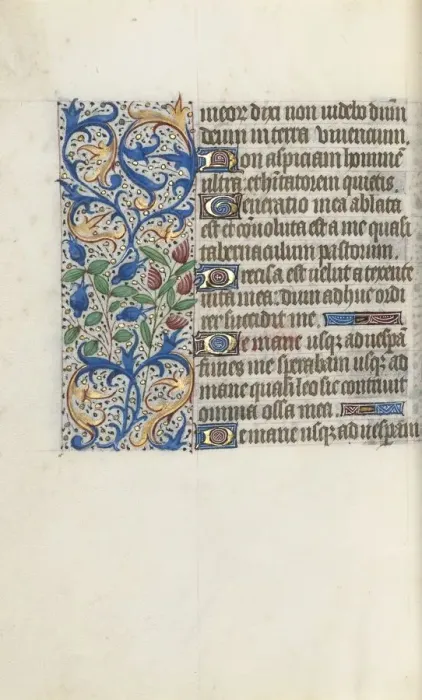 Framed Print : Book of Hours (Use of Rouen): fol. 139v, c. 1470. Creator: Master of the Geneva Latini (French Framed Print : Book of Hours (Use of Rouen): fol. 139v, c. 1470. Creator: Master of the Geneva Latini (French