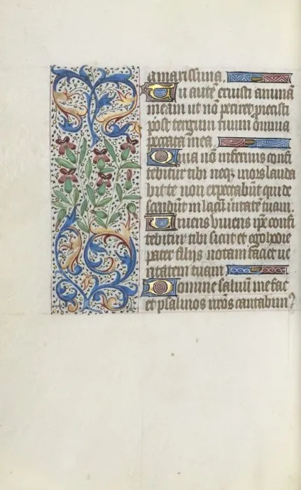 Framed Print : Book of Hours (Use of Rouen): fol. 140v, c. 1470. Creator: Master of the Geneva Latini (French Framed Print : Book of Hours (Use of Rouen): fol. 140v, c. 1470. Creator: Master of the Geneva Latini (French