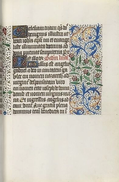 Book of Hours (Use of Rouen): fol. 141r, c. 1470. Creator: Master of the Geneva Latini (French