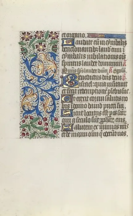 Framed Print : Book of Hours (Use of Rouen): fol. 143v, c. 1470. Creator: Master of the Geneva Latini (French Framed Print : Book of Hours (Use of Rouen): fol. 143v, c. 1470. Creator: Master of the Geneva Latini (French