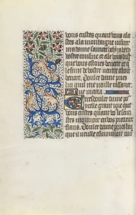 Framed Print : Book of Hours (Use of Rouen): fol. 147v, c. 1470. Creator: Master of the Geneva Latini (French