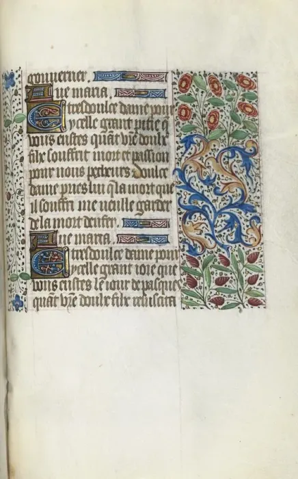 Framed Print : Book of Hours (Use of Rouen): fol. 150r, c. 1470. Creator: Master of the Geneva Latini (French Framed Print : Book of Hours (Use of Rouen): fol. 150r, c. 1470. Creator: Master of the Geneva Latini (French