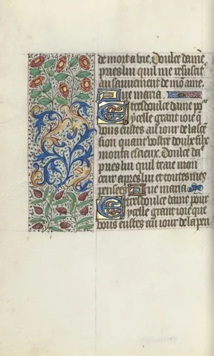 Framed Print : Book of Hours (Use of Rouen): fol. 150v, c. 1470. Creator: Master of the Geneva Latini (French Framed Print : Book of Hours (Use of Rouen): fol. 150v, c. 1470. Creator: Master of the Geneva Latini (French
